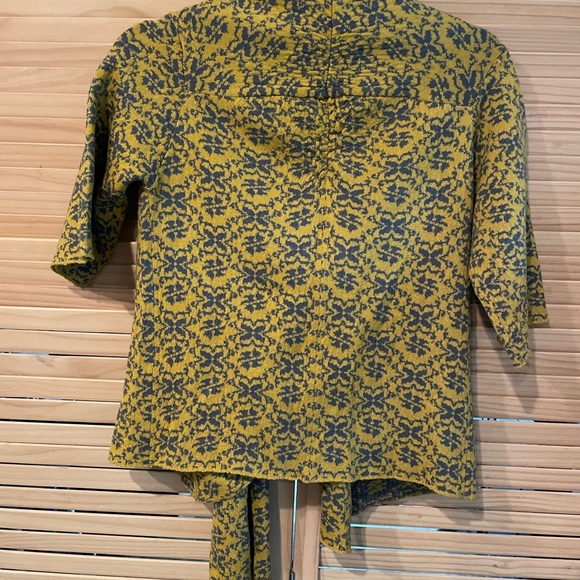 Moth Mustard and Charcoal Knit Sweater - Picture 4 of 4